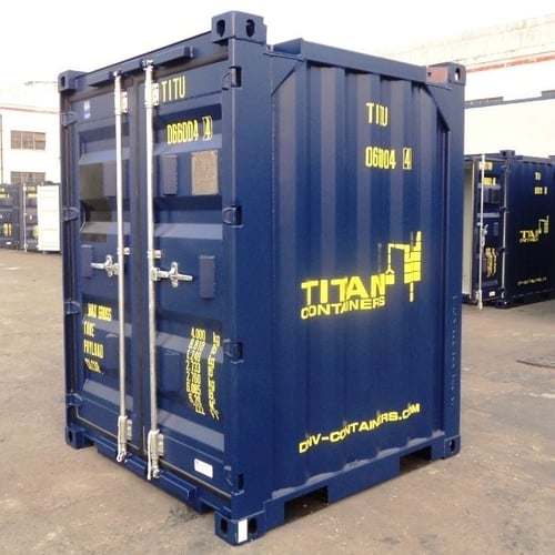 DNV Container TITAN blau