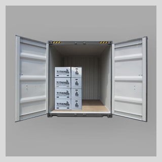 Mittlere Seecontainer