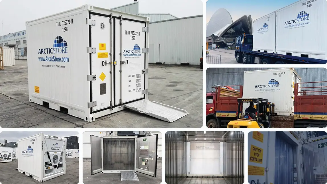 10-Fuß-ArcticStore-Kühlcontainer-Kühlraum zur Miete