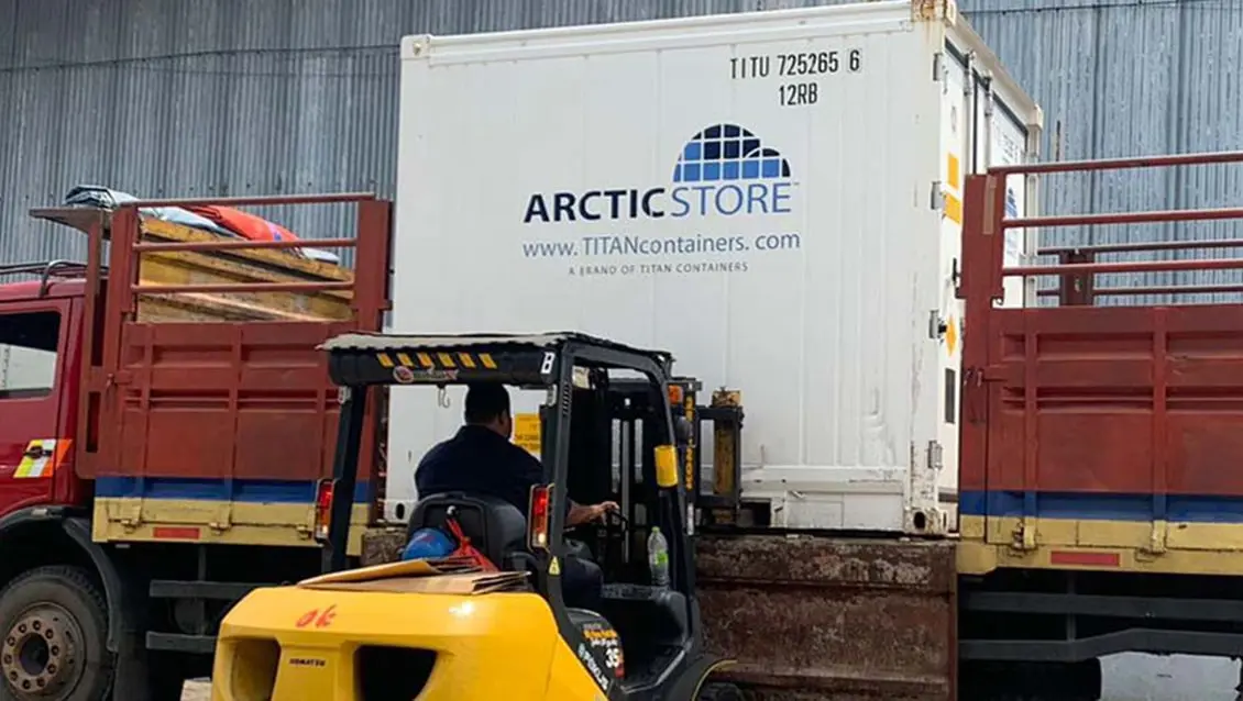 10-Fuß-ArcticStore-Kühlcontainer-Kühlraum zur Miete