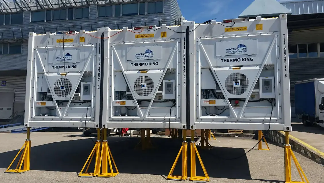 20-Fuß-Arctic-SuperStore-Kühlcontainer in Modulbauweise zur Miete