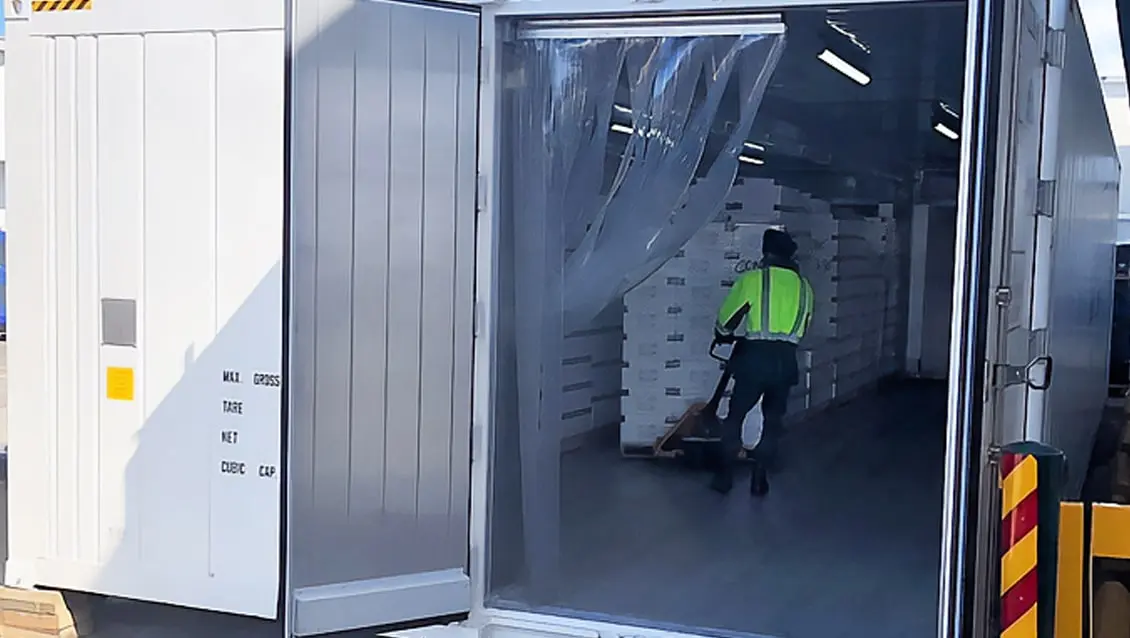20-Fuß-Arctic-SuperStore-Kühlcontainer in Modulbauweise zur Miete
