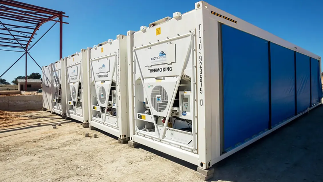 20-Fuß-Arctic-SuperStore-Kühlcontainer in Modulbauweise zur Miete