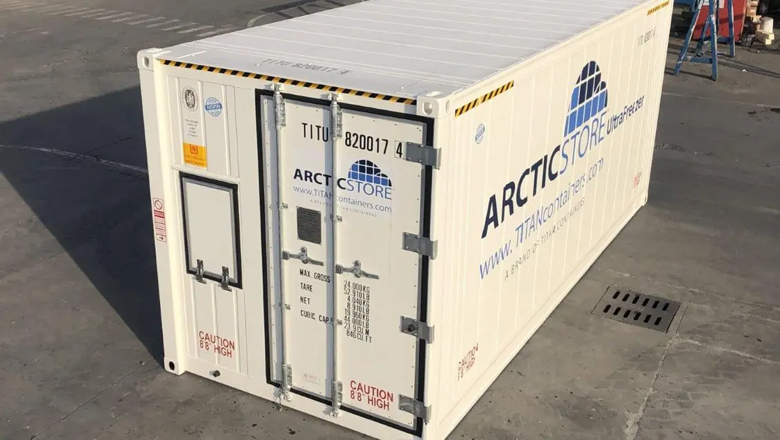 20-Fuß-Arctic-UltraFreezer-Gefriercontainer zur Miete
