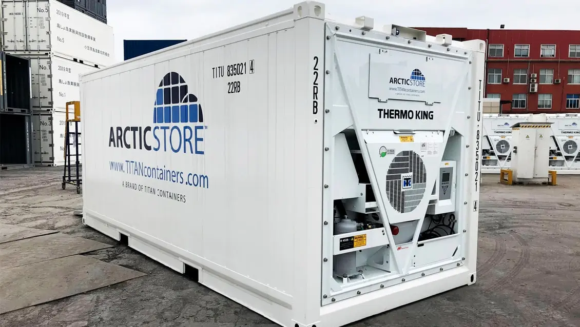 20-Fuß-ArcticStore-Kühlraumlösungen zur Miete Kühlcontainer