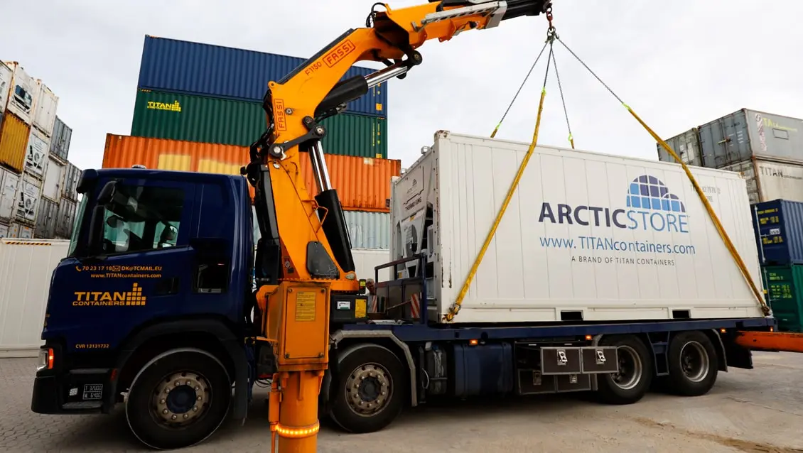 20-Fuß-ArcticStore-Kühlraumlösungen zur Miete Kühlcontainer