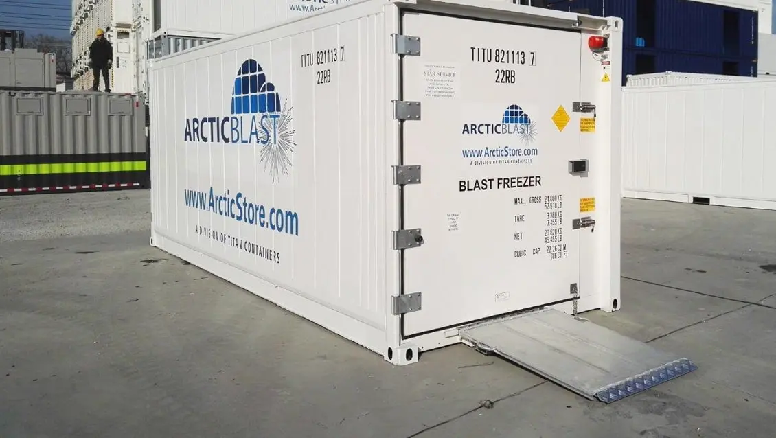 20-Fuß-Kühlcontainer ArcticBlast Rapid Chilling
