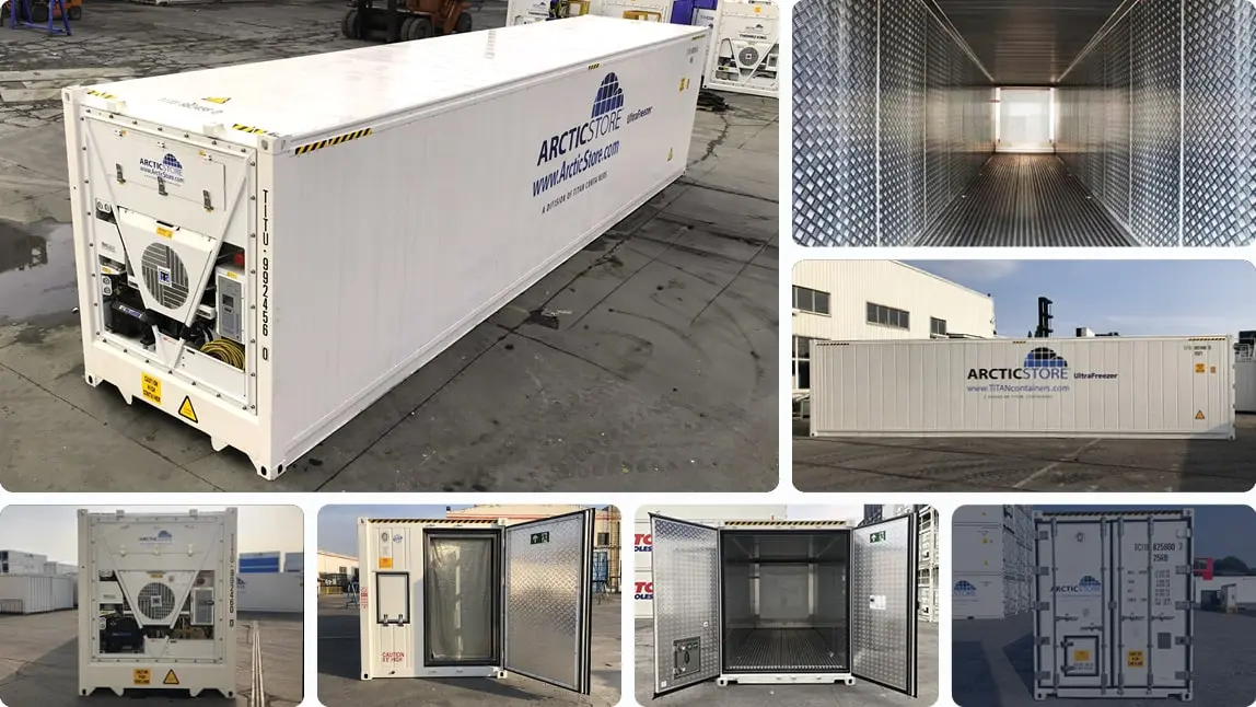 40-Fuß-UltraFreezer-Kühlcontainer