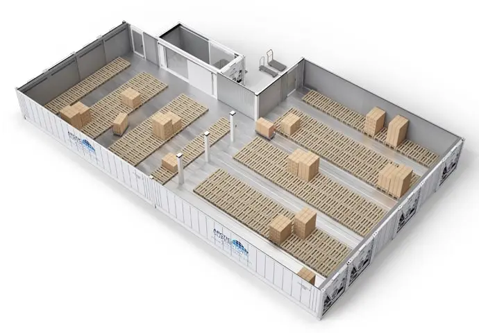 Arctic SuperStore mit Paletten und Verbindungsraum 4