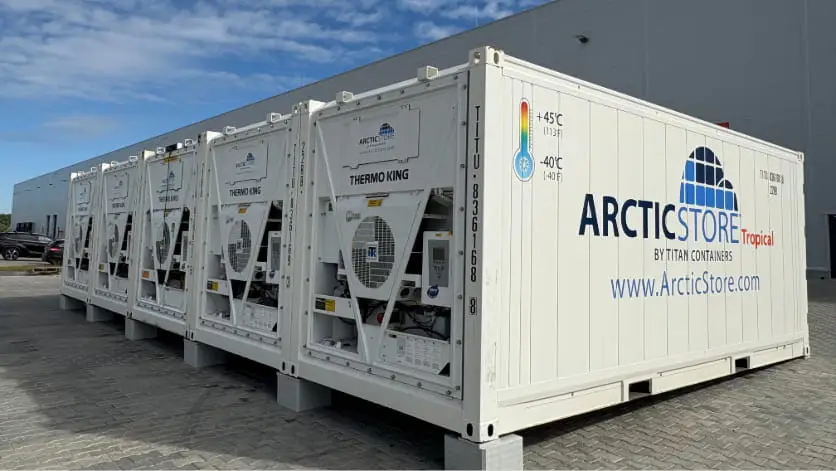ArcticStore Kältespeicherung - Kühlcontainer zur Miete