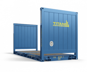 Flat-Rack-Container zur Miete