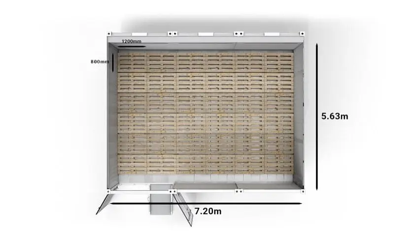 ArcticSuperStore_20ft_Small_Pallets-Euro_Top_Dimensions